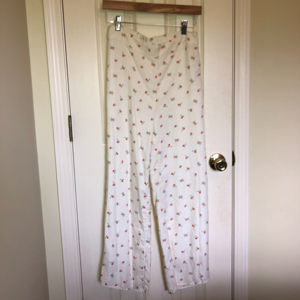 Anthropologie Cherry pants
